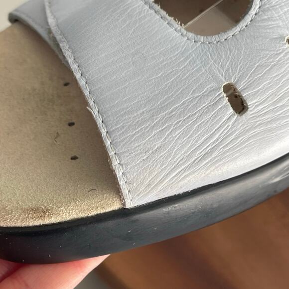 Propet Sandals Womens 12 X 2E Extra Wide Light Blue 3 Strap Comfort Slingback - Picture 15 of 16